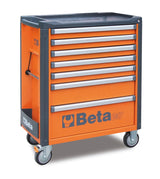 C37/7-O-MOBILE ROLLER CAB WITH 7 DRAWERS