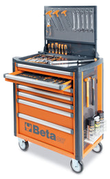 C37/7-G-MOBILE ROLLER CAB WITH 7 DRAWERS