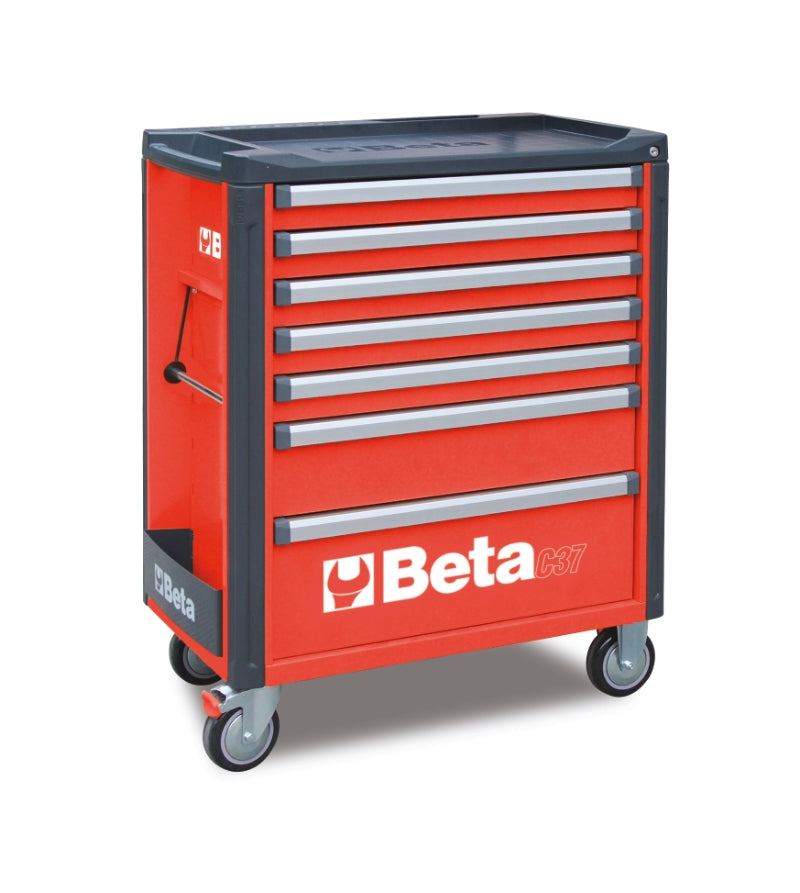 C37/7-O-MOBILE ROLLER CAB WITH 7 DRAWERS
