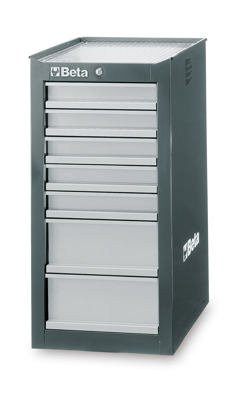 C38L-O-SIDE CAB 7 DRAWERS ORANGE