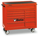 C38-O-MOB. ROLLER CAB 11 DRAWERS ORANGE