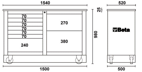 C39MD-G-SPECIAL MOBILE ROLLER CAB MD