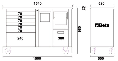C39SM-O-SPECIAL MOBILE ROLLER CAB SM