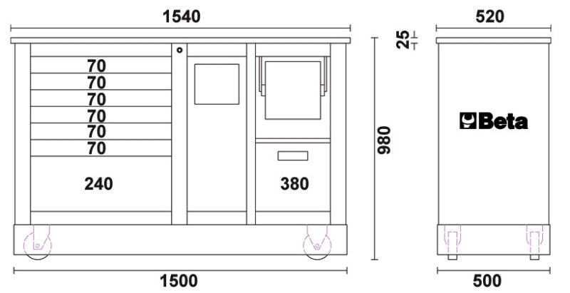 C39SM-R-SPECIAL MOBILE ROLLER CAB SM