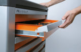 C39-8/G-MOBILE ROLLER CAB 8 DRAWERS GREY