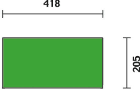 C41H-V-TWO-MODULE TOOL TROLLEY GREEN
