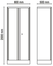 C55A2-TWO-DOOR TOOL CABINET
