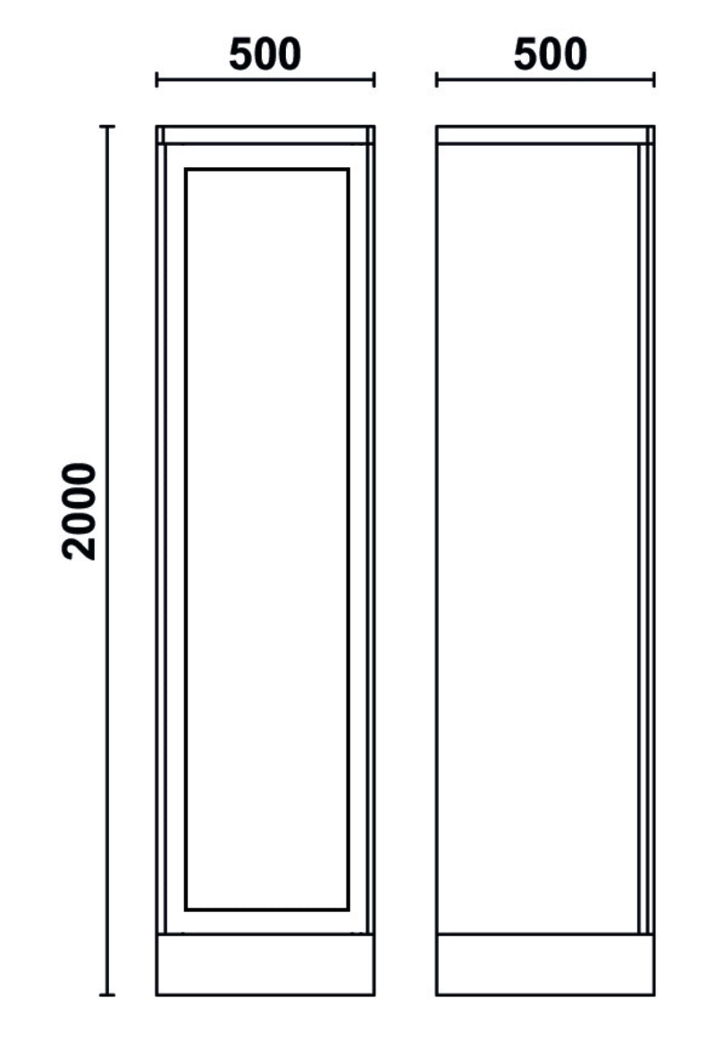 C55AT1-SHEET TOOL CABINET - CLEAR DOOR