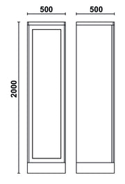 C55AT1-SHEET TOOL CABINET - CLEAR DOOR