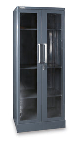 C55AT2-SHEET TOOL CABINET 2 CLEAR DOORS