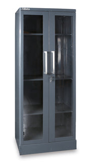 C55AT2-SHEET TOOL CABINET 2 CLEAR DOORS