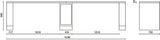 C55BG/D4-DOUBLE 4M-LONG WORKBENCH GREY