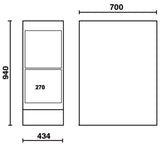 C55B/GDP-DOUBLE LEG ADJOINING WORKBENCH.