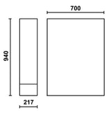 C55B/G-UNIVERSAL LEG FOR WORKBENCH
