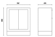 C55MA-FIXED TWO-DOOR MODULE