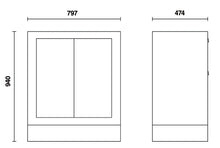 C55MA-FIXED TWO-DOOR MODULE