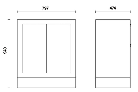 C55MA-FIXED TWO-DOOR MODULE