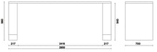 C55PRO BG/2,8-2.8-M-LONG WORKBENCH, GREY