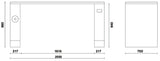 C55PRO BG/2-2-M-LONG WORKBENCH, GREY