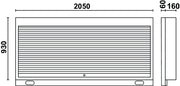 C55PSE-G-TOOL WALL SYSTEM WITH SHUTTER