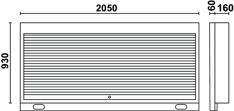 C55PSE-G-TOOL WALL SYSTEM WITH SHUTTER