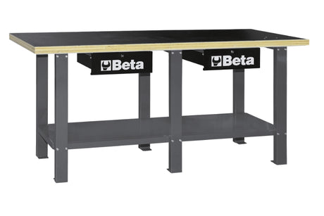 C56W-O-WORKBENCH WITH WOOD TOP