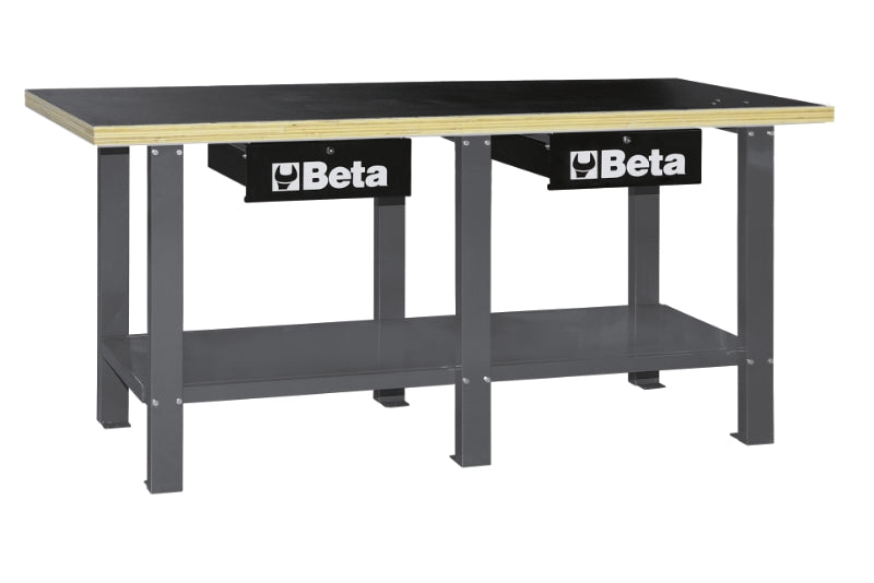 C56W-G-WORKBENCH WITH WOOD TOP