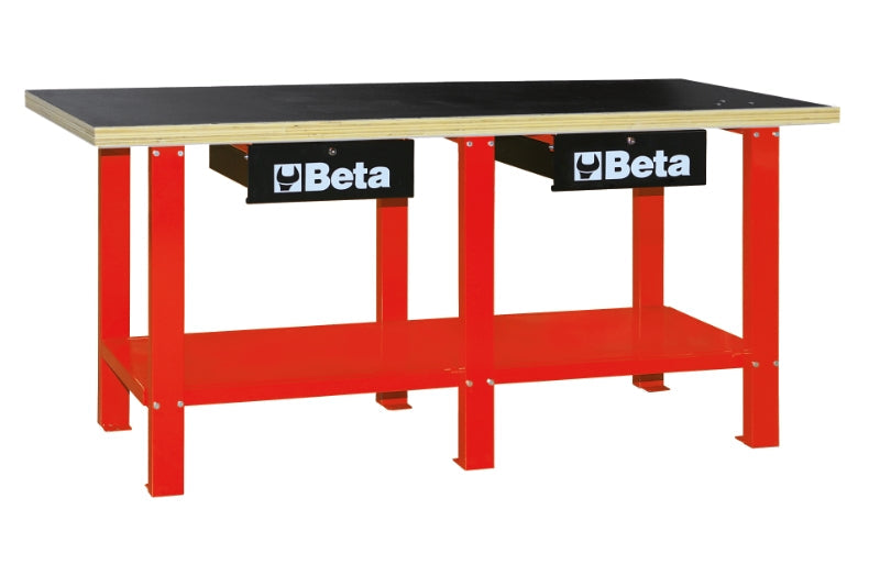 C56W-G-WORKBENCH WITH WOOD TOP