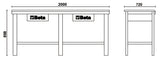 C56W-G-WORKBENCH WITH WOOD TOP