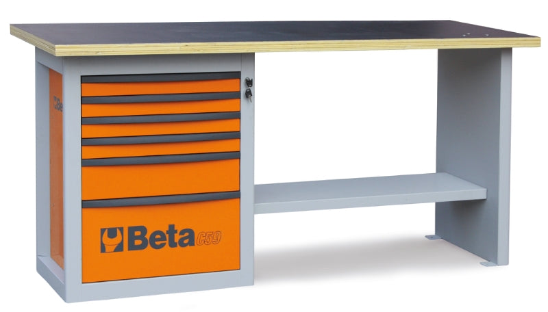 C59A-O-"ENDURANCE" WORKBENCH 6 DRAWERS