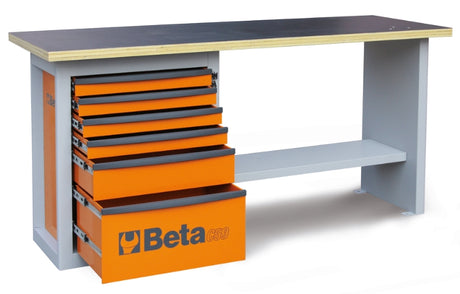 C59A-O-"ENDURANCE" WORKBENCH 6 DRAWERS