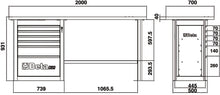 C59A-A-"ENDURANCE" WORKBENCH 6 DRAWERS