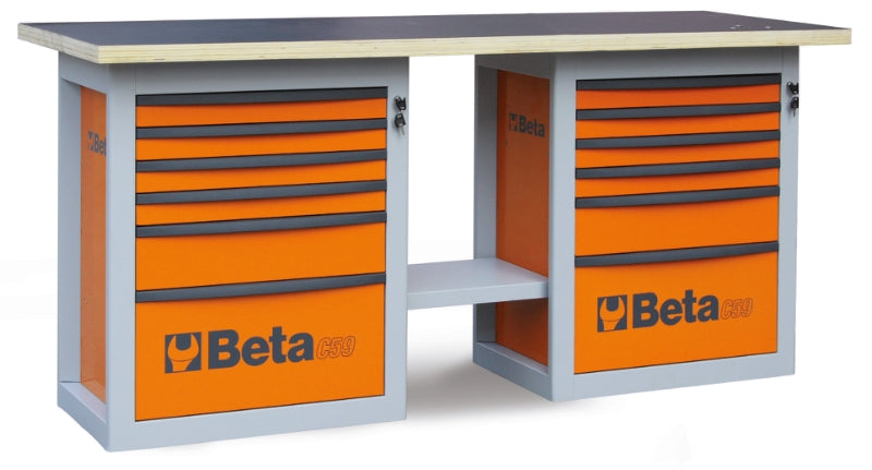 C59B-O-"ENDURANCE" WORKBENCH 6 DRAWERS