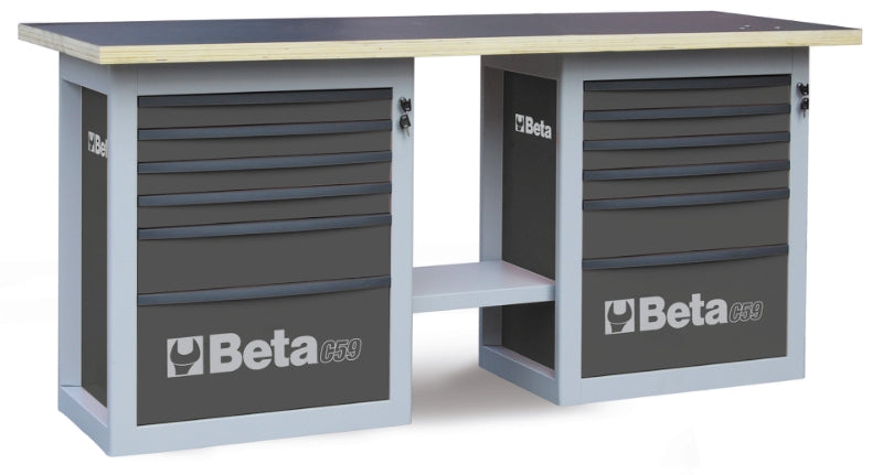 C59B-O-"ENDURANCE" WORKBENCH 6 DRAWERS