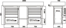 C59B-A-"ENDURANCE" WORKBENCH 6 DRAWERS