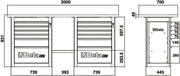 C59B-A-"ENDURANCE" WORKBENCH 6 DRAWERS