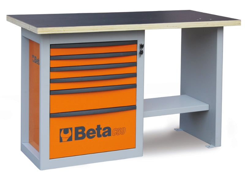 C59C-O-ENDURANCE" WORKBENCH 6 DRAWERS"