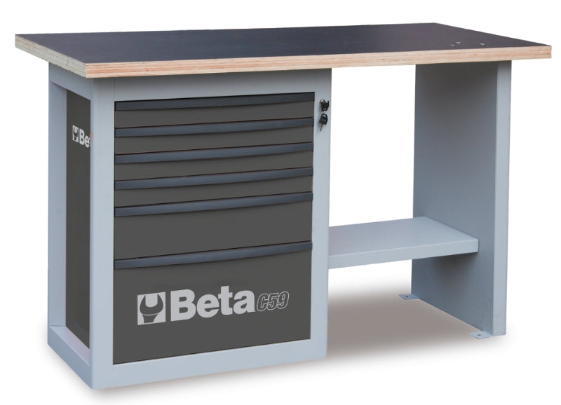 C59C-O-ENDURANCE" WORKBENCH 6 DRAWERS"