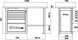 C59C-A-"ENDURANCE" WORKBENCH 6 DRAWERS