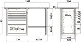 C59C-A-ENDURANCE WORKBENCH 6 DRAWERS