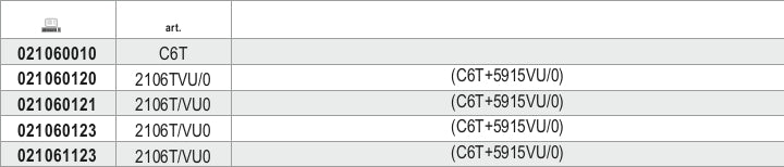 2106T/VU0-TROLLEY WITH 35 PCS