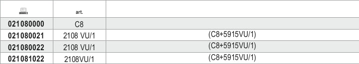 2108VU/1-TROLLEY WITH 45 PCS