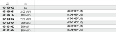 2109VU/1-BAG C9 WITH 45 TOOLS