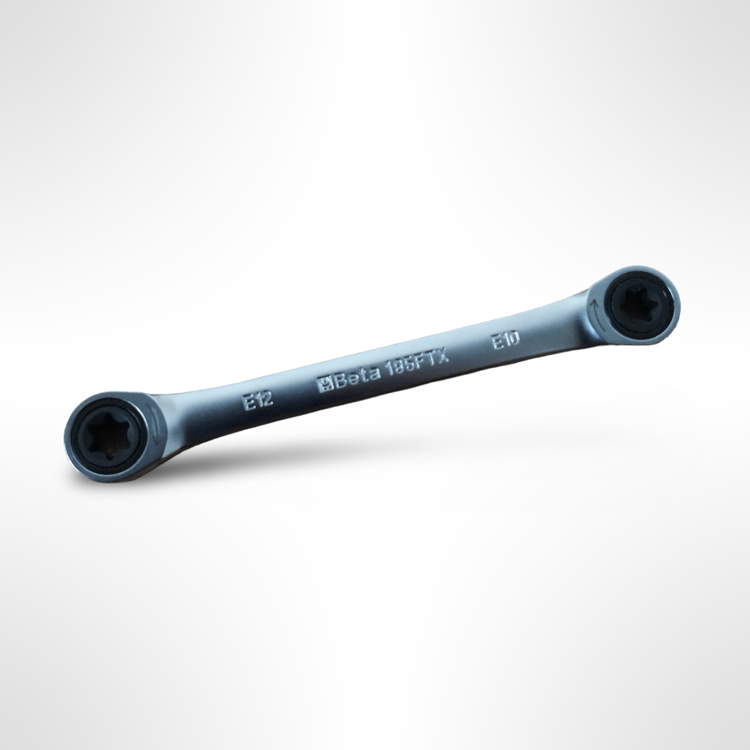 195FTX E10XE12-RATCHETING DOUBLE WRENCH.
