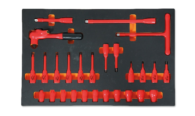 M108-SOFT THERMOFORM. TRAY WITH 27 TOOLS