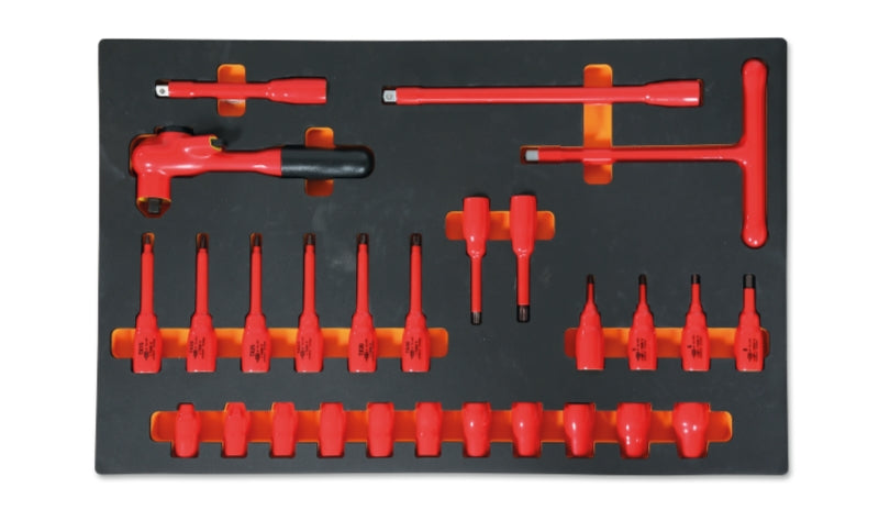 M108-SOFT THERMOFORM. TRAY WITH 27 TOOLS