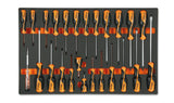 M195-SOFT THERMOFORM. TRAY WITH 25 TOOLS