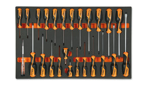 M195-SOFT THERMOFORM. TRAY WITH 25 TOOLS