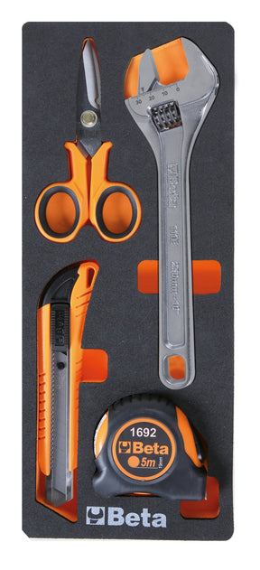 M292-SOFT THERMOFORMED TRAY WITH 4 TOOLS