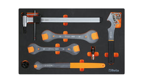 M401-SOFT THERMOFORM. TRAY WITH 7 TOOLS